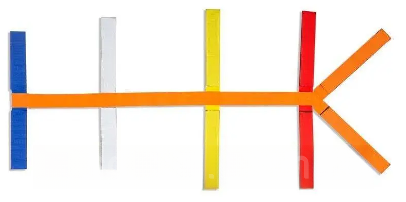 Комплект ременів для дошки для іммобілізації хребта типу Павук, тип 1